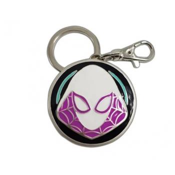 Marvel Comics Metal Keychain Spider-Gwen Logo