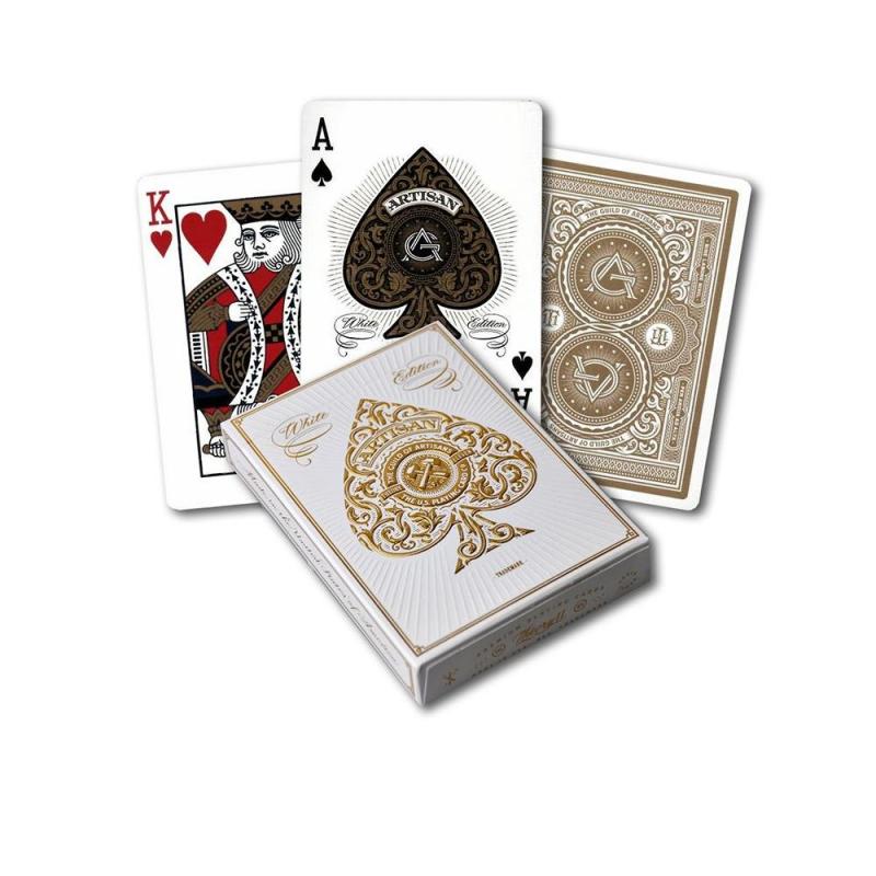 Artisan Playing Cards White