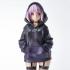 Gridman Universe Zozo Black Collection Statue PVC Akane Shinjo 23 cm