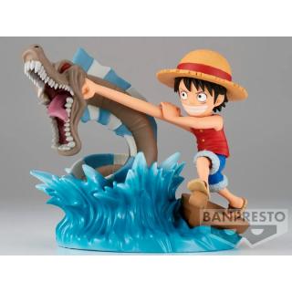 One Piece World Collectable Figure Log Stories Monkey.D.Luffy Vs Local Sea Monster