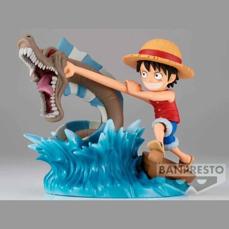 One Piece World Collectable Figure Log Stories Monkey.D.Luffy Vs Local Sea Monster