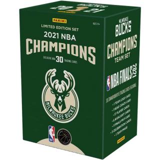 2021 Panini Milwaukee Bucks NBA Champions Team Set Basketball Cards (30 cards)