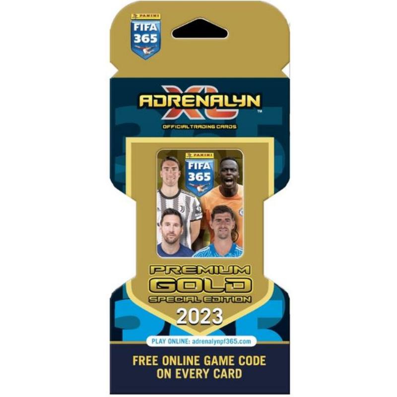 Panini Fifa 365 2023 - Adrenalyn XL Premium Gold Blister Cards (6 Regular + 3 Special + 1 limited )