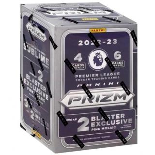 2022-23 Panini Prizm English Premier League Soccer Trading Cards Blaster Box (6 packs of 4 Cards)