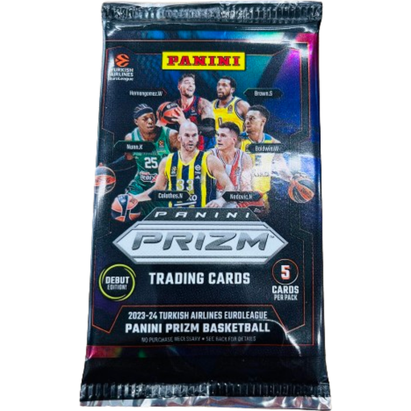 Panini 2023-24 Prizm Turkish Airlines Euroleague Booster Pack (5 cards inside)