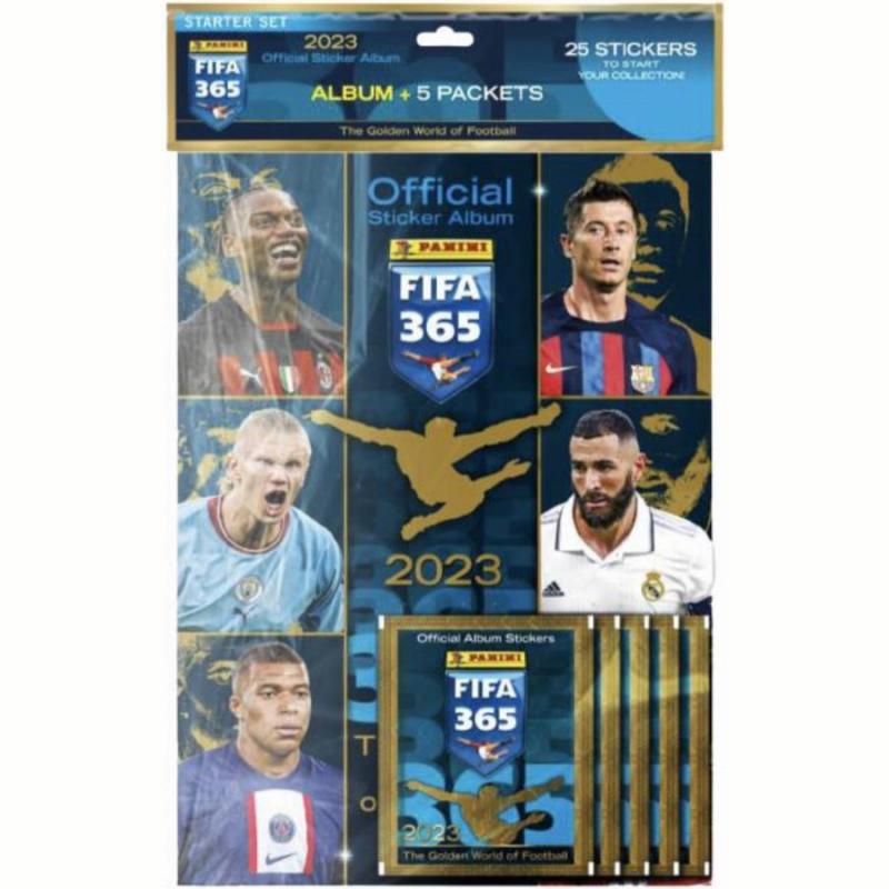 Panini Fifa 365 2023 Sticker Album (5 Packs + Album)