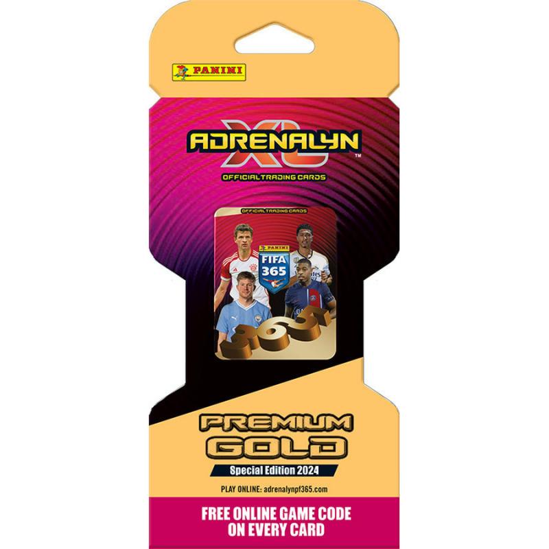Panini Fifa 365 2024 Adrenalyn Premium Gold Blister (1 Premium φακ. + 3 Gold + 1 Online Lim. Cards)