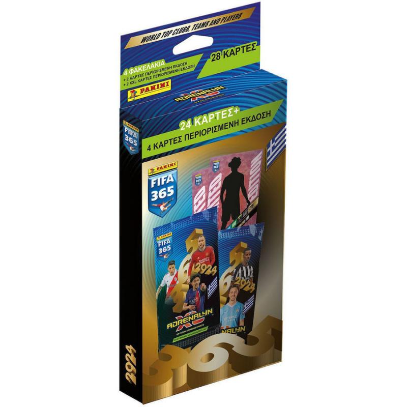 Panini Fifa 365 2024 Adrenalyn XXL Blister Pack (4 φακ. + 2 limited + 2 XXL Cards)