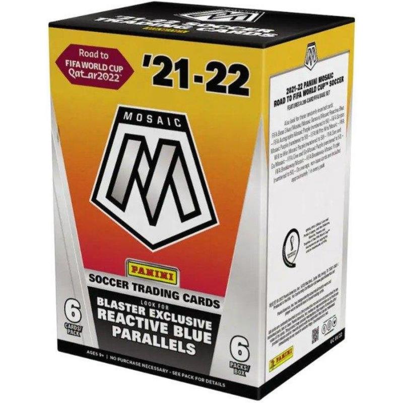 Mosaic Road to Fifa World Cup Qatar 2022 Blaster Box (6 Packs of 6 cards)