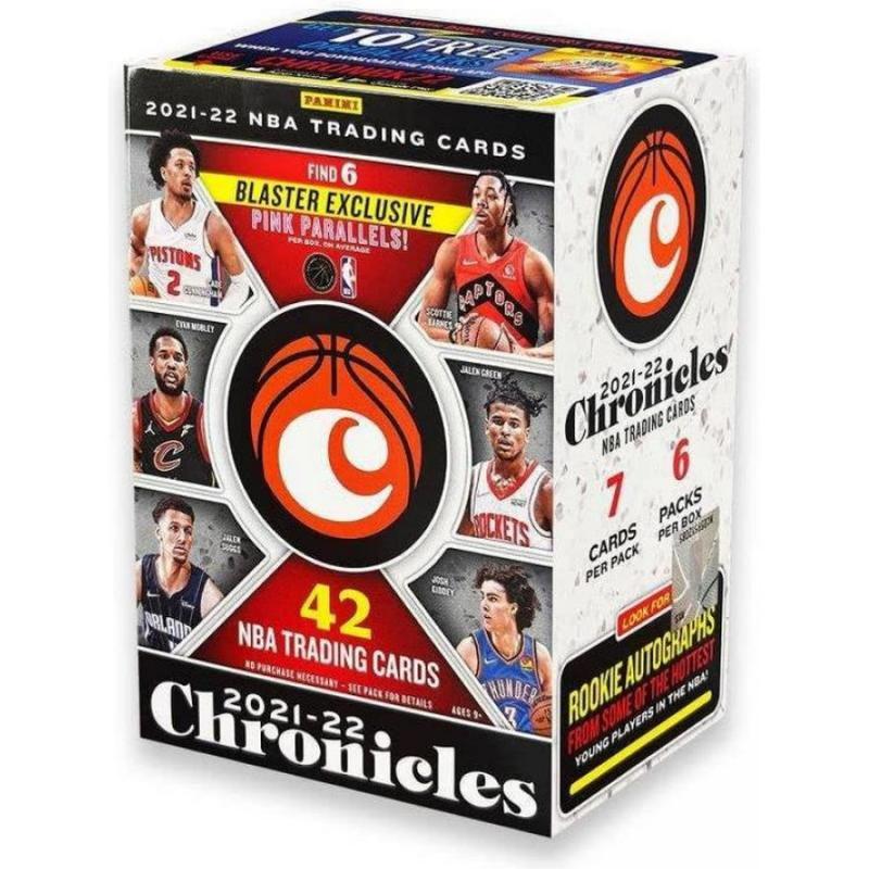 NBA Chronicles 2021-22 Basketball Cards Blaster Box (6 Packs of 7 cards)