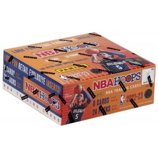 NBA Hoops 2022-23 Basketball Cards Retail Box (24 packs of 8 cards)