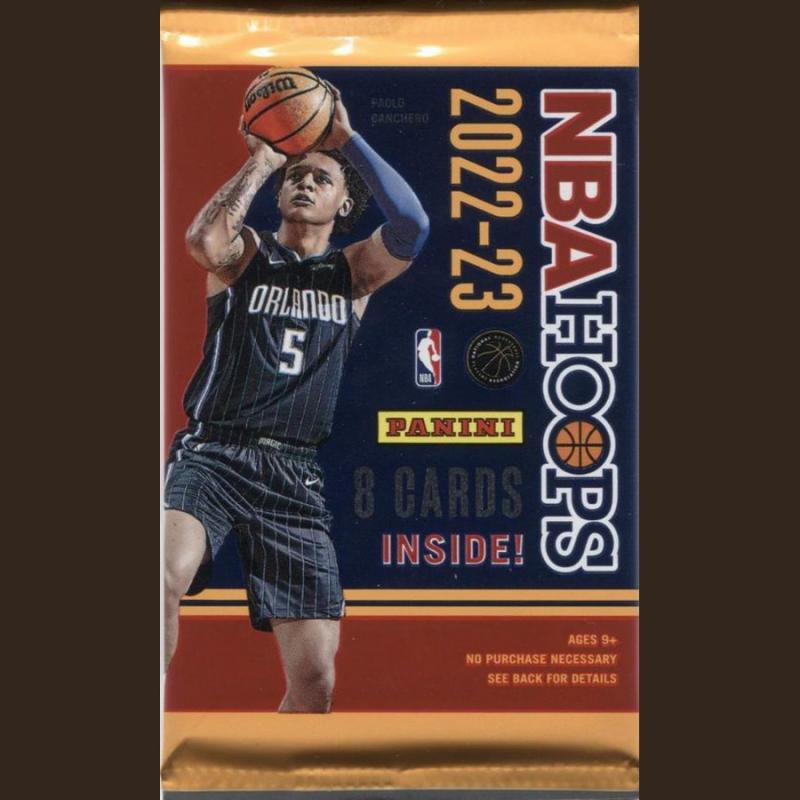 NBA Hoops 2022-23 Basketball Cards Pack (includes 8 cards)