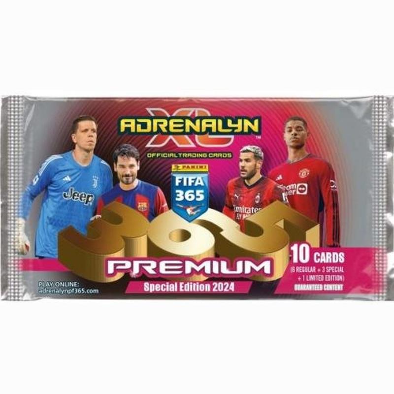 Panini Super League Adrenalyn 2023-24 Premium Card Pack (6 Base + 3 Special + 1 Limited Cards)