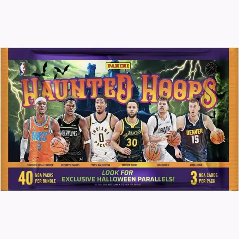 Panini 2023-24 Haunted Hoops Halloween Treat Box (40 Packs x 3 cards inside)
