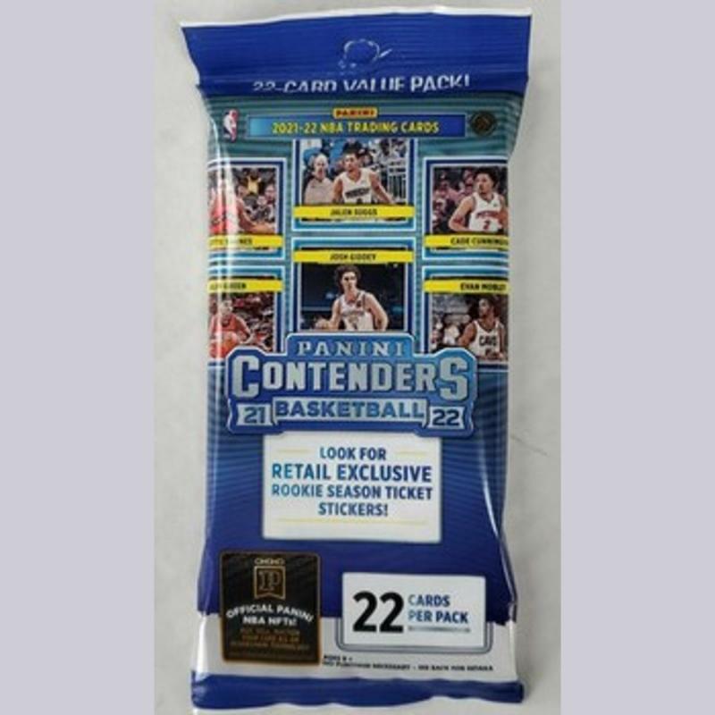NBA Panini Contenders 2021-22 Basketball Cards Fat Pack (22 Cards per pack)