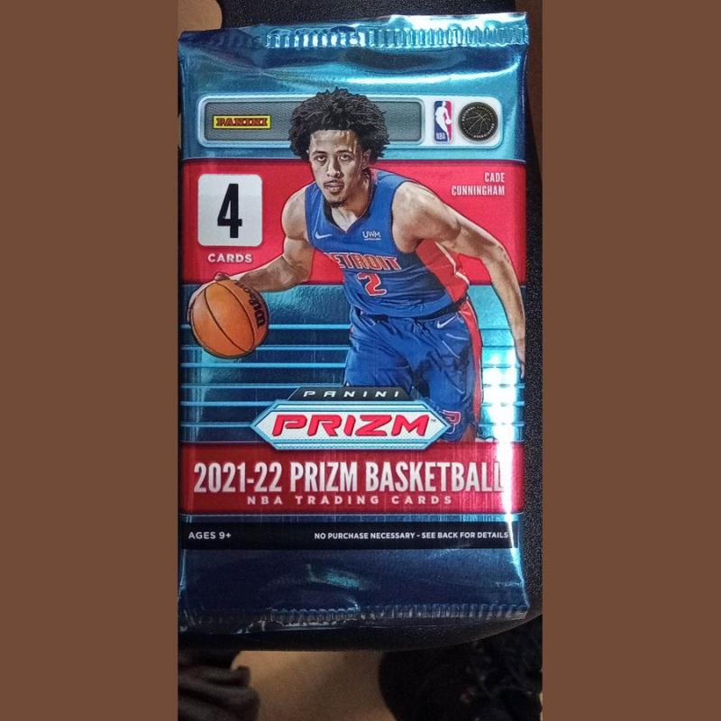 NBA Panini Prizm 2021-22 Basketball Cards Pack (includes 4 cards)
