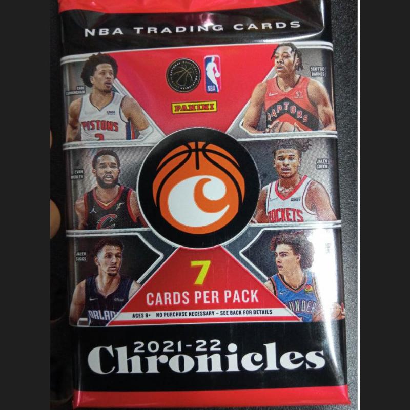 NBA Chronicles 2021-22 Basketball Cards Pack (includes 7 cards)