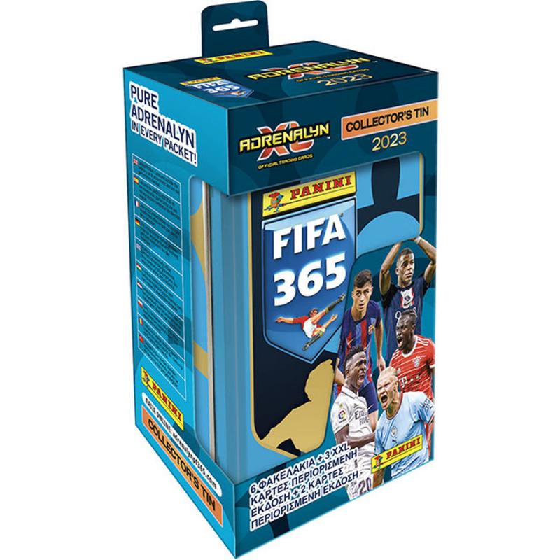 Panini Fifa 365 2023 - Adrenalyn XL Metal Case (6 Φακελάκια + 2 κάρτες limited + 3 XXL limited)