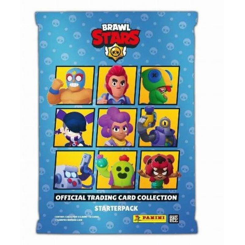 Panini Brawl Stars Starter Pack (Album + 3 Packs + 1 Lim. Ed. Card)