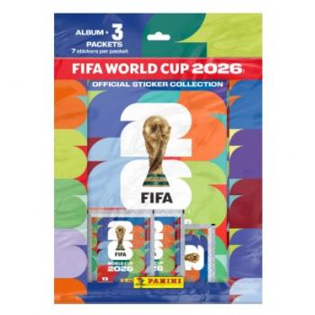 Panini World Cup 2026 Stickers Starter Pack (Album + 3 Packs)