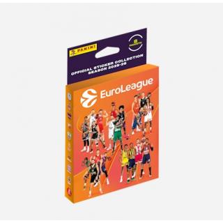 Panini Euroleague 2026 Stickers Mini Blister Pack ( 8 packets x 5 stickers)