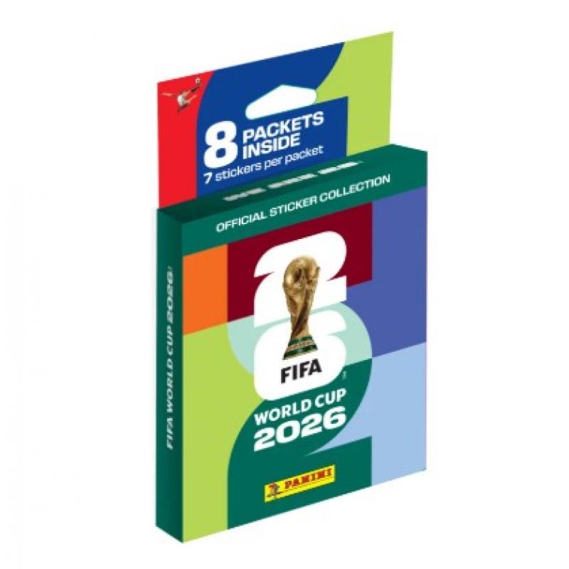 Panini World Cup 2026 Stickers Blister Pack ( 8 Packs inside)