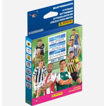 Panini Superleague 2026 Stickers Blister Pack ( 5 φακ. x 6 Αυτ.)