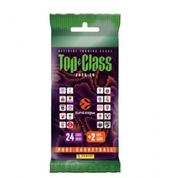 Panini Euroleague Top Class 2026 Fat Pack (24 Cards + 2 Holo Giants)