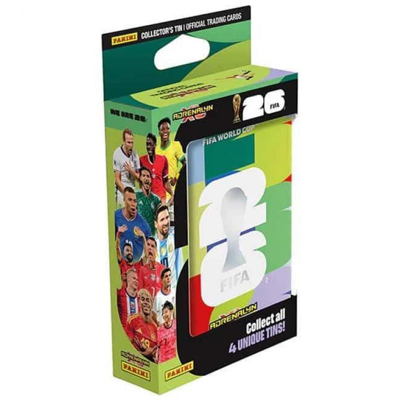 Panini World Cup 2026 Adrenalyn Metal Pocket Tin (32 Κάρτες + 3 Limited Edition)
