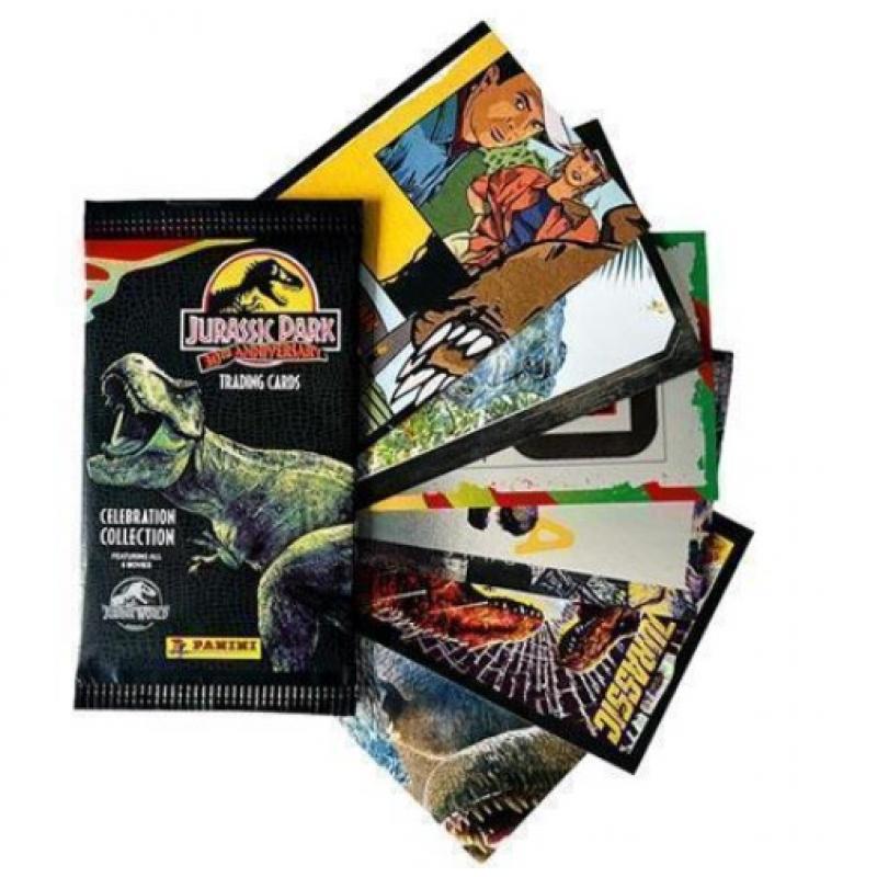 Jurassic Park 30th Anniversary Trading Cards Celebration Collection Flow Pack