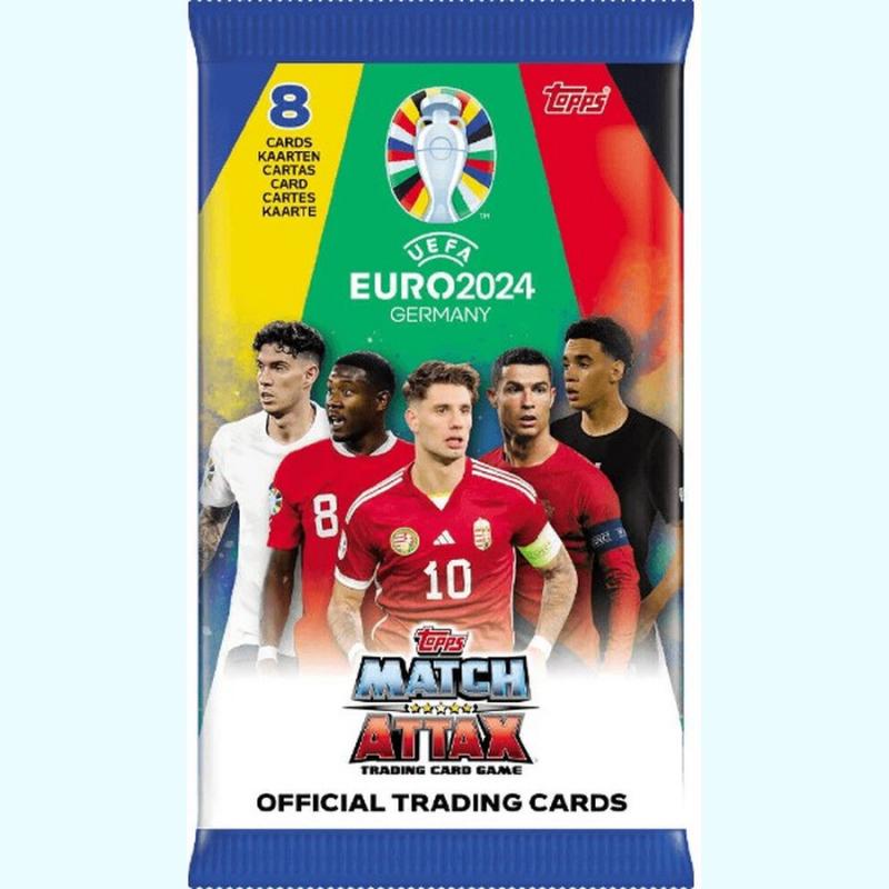 Topps Match Attax Uefa Euro 2024 Trading Cards Booster Pack