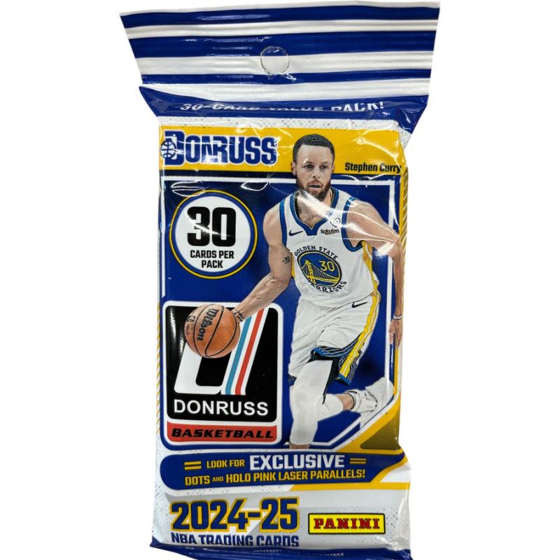 Panini 2024-25 Donruss NBA Trading Cards Fat Pack (30 Cards per Pack)