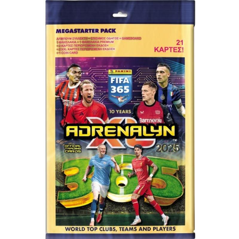 Panini Fifa 365 2025 Adrenalyn Mega Starter Pack (’λμπουμ + 1 Φακ. + 1 Premium + 2 XXL + 2 Limited)