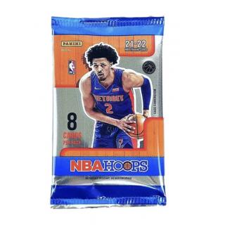 2021-2022 Panini NBA Hoops Basketball Cards Booster Pack (8 cards)