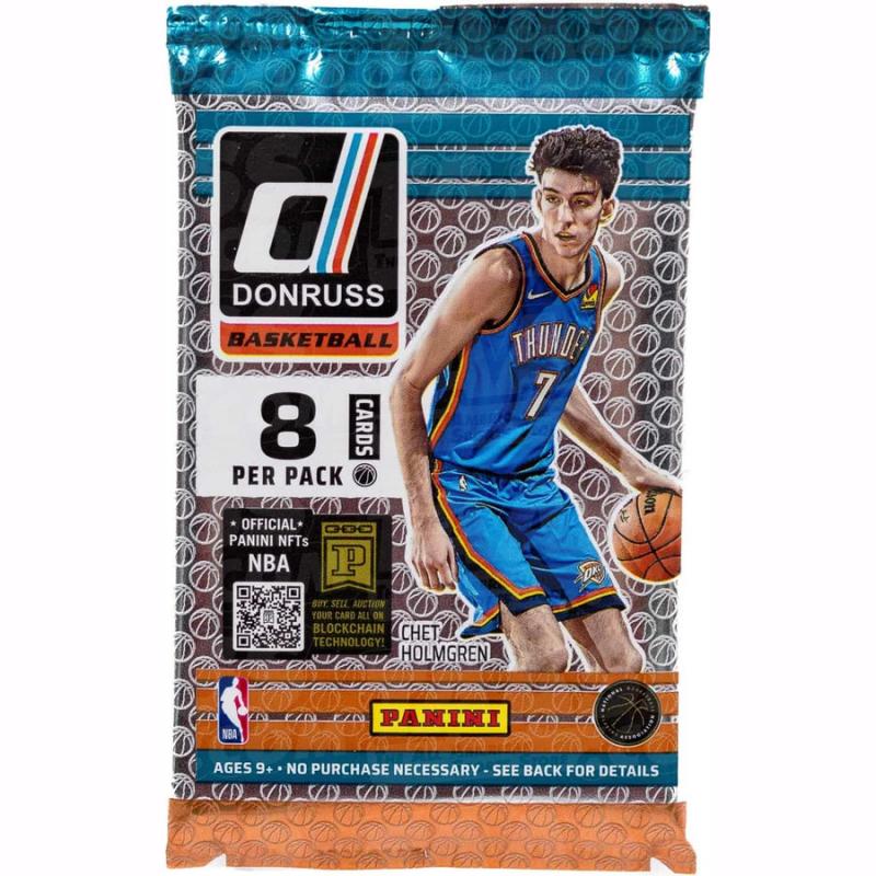 2022-2023 Panini Donruss NBA Basketball Cards Booster Pack (8 cards)