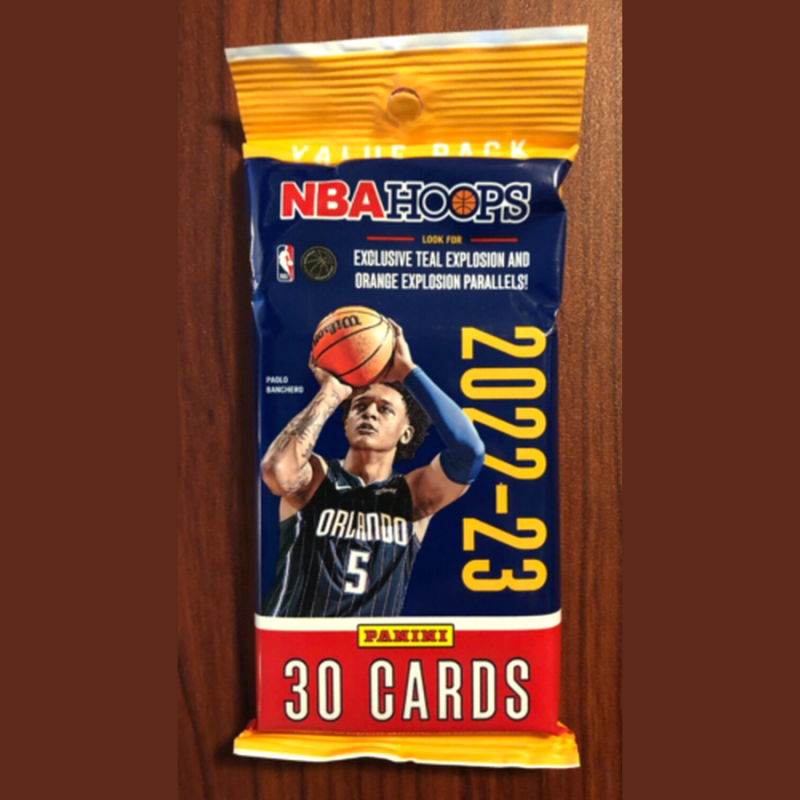 NBA Hoops 2022-23 Basketball Cards Fat Pack (includes 30 cards)