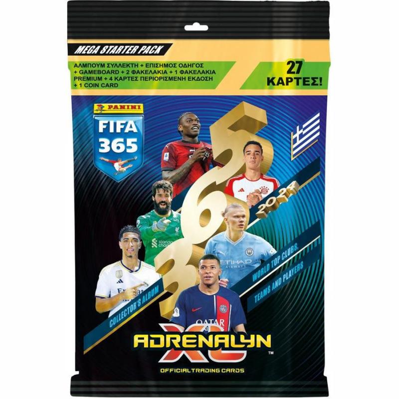 Panini Fifa 365 2024 Adrenalyn Mega Starter Pack (2 φακ. + 1 φακ. Premium + 4 limit. + 1 Coin Cards)