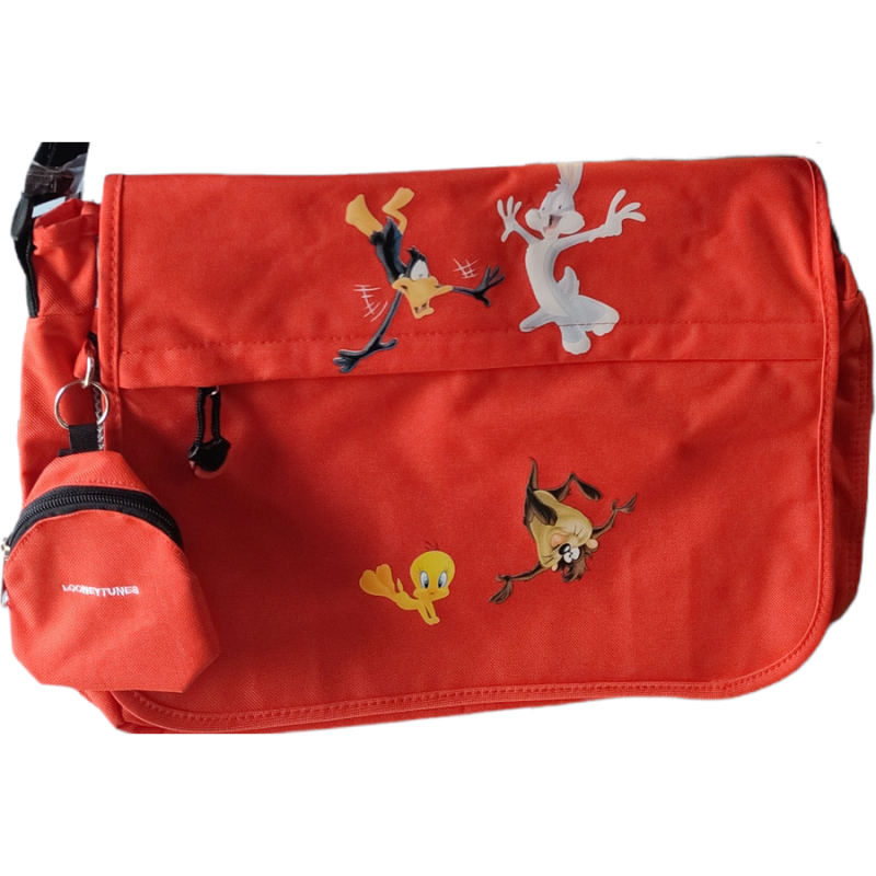 Paxos Τσάντα Ώμου Looney Tunes Πορτοκαλί