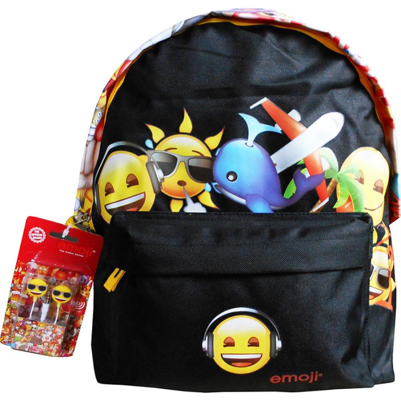 Paxos Σακίδιο Οβάλ 1 Τσέπη Emoji Funny Friends (με Ακουστικά)