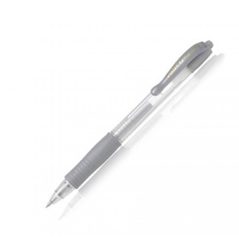 Pilot Στυλό G-2 0.7 Metallic Ασημί