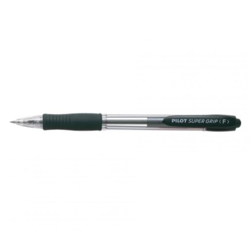 Pilot Στυλό Super Grip Fine Μαύρο