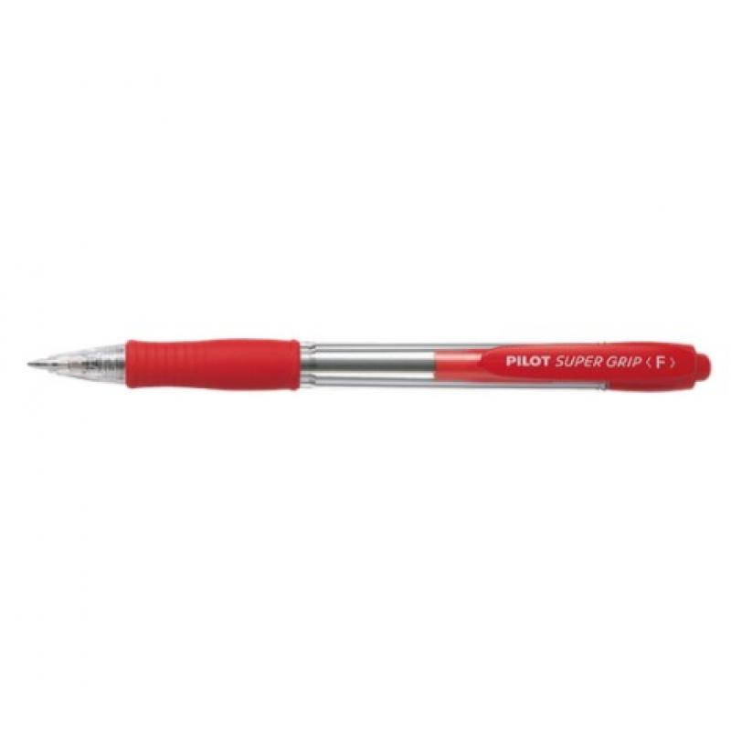 Pilot Στυλό Super Grip Fine Κόκκινο