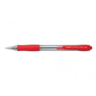 Pilot Στυλό Super Grip Medium Κόκκινο