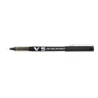 Pilot Στυλό Υγρής Μελάνης V5 Hi-Tecpoint 0.5 Μαύρο