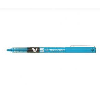 Pilot Στυλό Υγρής Μελάνης V5 Hi-Tecpoint 0.5 Σιελ