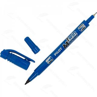 Pilot Μαρκαδόρος Ανεξίτηλος Twin BG Μπλε