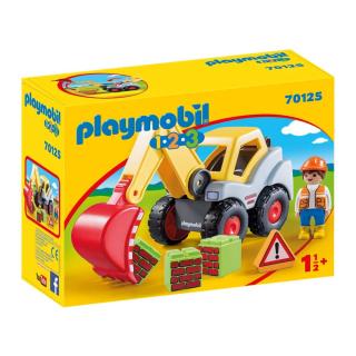 Playmobil 1.2.3 - 70125 Φορτωτής Εκσκαφέας