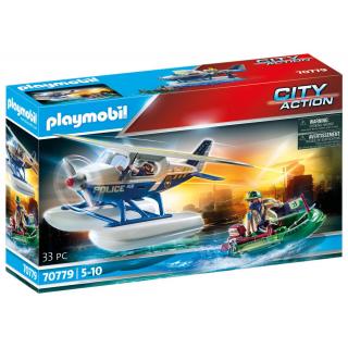 Playmobil City Action - 70779 Καταδίωξη Λαθρέμπορου από Αστυνομικό Υδροπλάνο