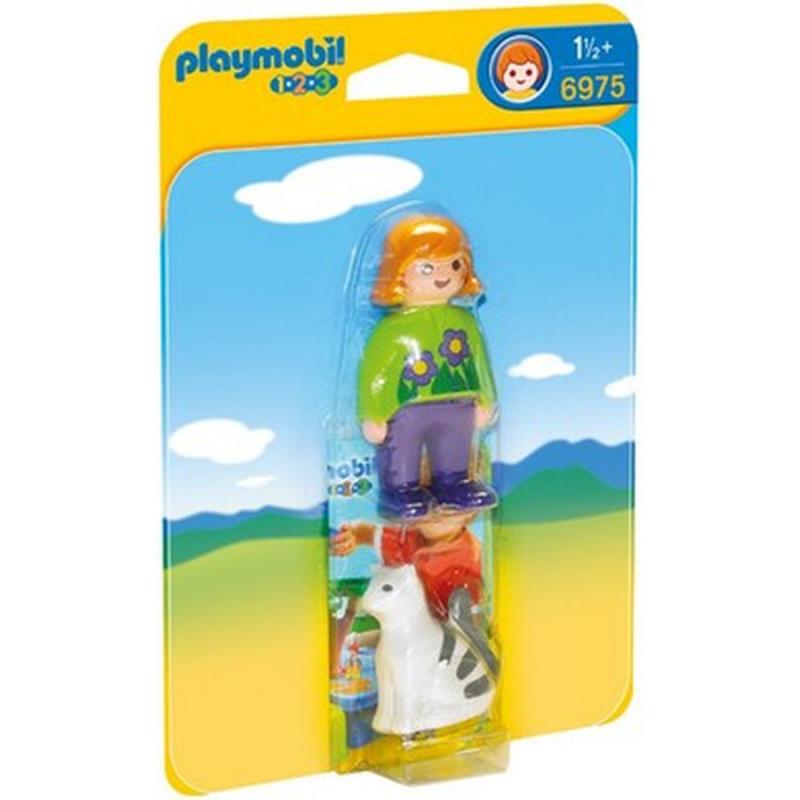 Playmobil 1.2.3. - Κορίτσι με Γατούλα