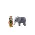 Playmobil 1.2.3. - 9381 Φύλακας Ζωολογικού Κήπου με Ελέφαντα